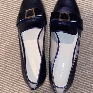 Dark blue flats